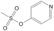 Molecular Structure of 96254-08-9 (4-Pyridinol, methanesulfonate (ester))